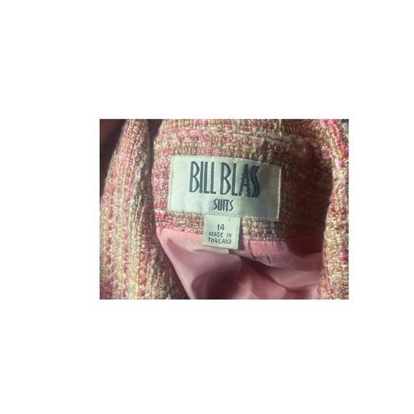 Bill Blass Vintage Tweed Belted Blazer‎ - Picture 4 of 5